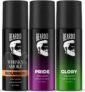 BEARDO Whisky Smoke Bourbon, Pride & Glory Body Spray | Long Lasting Deo Deodorant Deodorant Spray  –  For Men(450 ml, Pack of 3)