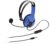 Amazon Basics Mono Chat Wired On Ear Headset for PlayStation 4 (Officially Licensed) – Blue