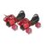 Viva Roller Skates for Seniors | Unisex Outdoor Skating Shoes | Featuring Wheels for Skating Beginners | for Kids, Boys and Girls Adjustable Skates Shoes | Red Color | Pack of 1 |