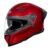 STUDDS Helios ISI and DOT Certified Full Face Helmet with Antifog 100 Lens, Sporty Spoiler (Cherry RED – M)