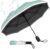 Cairoman UV Protection Umbrella,Women,Men,gradient printing full automatic black coating Umbrella(Green, White)