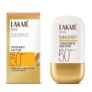 Lakme Sun Expert Tinted Dry Matte Sunscreen Fluid SPF 50+ PA++++ | 1% Ceramide Complex for Skin Barrier Repair | Sheer Coverage Foundation Like Finish – Bronze (50ml)