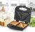 cello Super Club Ultra Pro 800W Sandwich Maker | Non-Stick Coating | Power Indicators Toast(Black)
