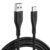 boAt Type C A325/A320 Tangle-free, Sturdy Type C Cable with 3A Rapid Charging & 480 Mbps Data Transmission Speed, Compatible with Smartphones & Tablets(Black)