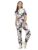 SIRIL Women’s Knitted & Tie-Dye Cotton Lycra Co-Ords Set/Sleepwear/Night Dress/Night Wear/Pajama Sets(337Tk10083-S_Grey, White), Small