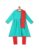 Karigari Girl’s Cotton salwar kameej dupatta (KIJGSKD20033O04_ASSORTED 14_2 3 years)