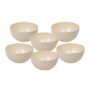 Truly Eco Dinner Set – Bamboo Bowl Set – Non Toxic Reusable Dishwasher Safe Dinnerware Set, Eco-Friendly Biodegradable Crockery Set for Dining – Plain 330ml Bowl/Katori (Set of 6)