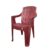 CELLO Hercules Chair Set of 1, Rosewood | Unbreakable, Durable & Strong |Blended PP Material, Easy to Clean |Plastic Chair for Living Room, Home & Office | 3 Years Warranty – Manufacturing Defects