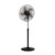 Polycab Optima Mini 400 mm Pedestal Fan with Superior Air Delivery, 100% Copper Motor and 2 years warranty (Black)