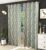 Galaxy Home Decor Premium Blossom Printed Curtains for Long Door 8 Feet, Pack of 2, Green (Green, Long Door 8 Feet)