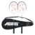 Silver’s Aluminium Stricker Badminton Kit (2 Racquets with Full Cover)(Red/White)