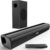 Saiyin Soundbar with Subwoofer, 2.1 Deep Bass Small Soundbar for TV Home Theater Surround System with Bluetooth/AUX/Optical Connection, Wall Mountable 17-inch