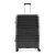 Aristocrat Harbour 66 Cms Medium Check-in Plastic Hard Sided 8 Wheels 360 Degree Rotation Luggage- Suitcase, Black