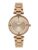Daniel Klein Metal Analog Dial Women Watch- Dk11467-3,Dial-Rose Gold, Band-Gold
