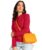 POPWINGS Stylish Casual Hooded Pocket Sweatshirt || Latest Western Winter Sweatshirt Red
