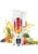 KICHENIQUE Portable Juicer Mixer Blender for Juices, Smoothies, Cold Coffee, Rechargeable 10 Blades Bottle Juicer Smoothie Maker, Fruits Mixer Grinder for Home, Office, Gym, Travel, 450ML