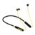 iBall Neckwear Tune2 Bluetooth Wireless Neckband, BT 5.0, Fast Charging, IPX5 Water Resistant, Voice Assistant, Light Weight, Up to 18 Hours of Total Playtime, Magnetic Earbud -(Black & Yellow)