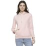 Campus Sutra Women’s Cotton Sweatshirt (AZ20_H_W_PLN_PNK_AZ_Pink_Medium)