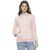 Campus Sutra Women’s Cotton Sweatshirt (AZ20_H_W_PLN_PNK_AZ_Pink_Medium)