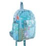Ravaiyaa – Attitude is everything Unisex Turquoise Patchwork Quilted Cotton Multi-Utility Backpack | Casual Backpack for Girls, One Compartment | Best for Books, Stationery, Lunch Box & Essentials