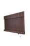 Mr.Chickwala Light Filtering & Cooling PVC Exterior & Interior Window Blind for Balcony and Outdoor Area – Sun Shade, Heat Reducing, Rain Resistant Choclate Brown 6 (3Feet X 7Feet)