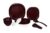 Signoraware Double Wall Square Dinner Set, 27-Pieces, Maroon