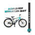 EAST COAST Player 26T cycle/Mountain Bike with front Suspension and Dual Disc Brakes 26 T (inch) Mountain Cycle(Single Speed, Black, Only Front Suspension)
