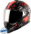VEGA Storm Atomic Motorbike Helmet(Black, Red)