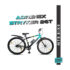 EAST COAST Carnage 20T cycle/Fat bike for 5 to 9 year kids 20 T (inch) Mountain Cycle(Single Speed, White, Rigid)