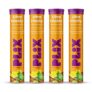 The Plant Fix Plix Ultra Vitality Effervescent, Strength With L-Arginine, Ashwagandha, Safed Musli and Zinc, 15 Effervescent Tablets, Pack of 4 (Orange Burst), 4 count, 15 capsules