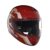 Royal Enfield TPEX Full Face Camo MLG Helmet with Clear Visor Gloss Red, Size: XL(61-62cm)
