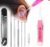JustLatest Ear Wax Cleaner 6Pcs + LED Ear Cleaner, Ear Cleaning Tool, Ear Wax Remover Tool Kit, Ear Buds, Ear Cleaner Tool, Ear Wax Removal