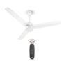 Havells FAB BLDC Ceiling Fan 1200 mm, 380 RPM, Savings upto 65%, Reverse Rotation, 4 Modes (Boost, Sleep, Breeze, Mop), Low Wattage 30 W, Low Noise, Air Flow:235 CMM, 3 Year Warranty, Elegant White