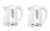 Usha EK 3315 Electric Kettle 1 L, 1200 Watt (White) Pack of 2