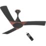 RR Signature Raptor 1200mm BLDC Designer Ceiling Fan | 350 RPM, 32W Low Power | 60% Energy Saving | Reverse Rotation | 4 Smart Modes | High Airflow | Low Noise | 2-Year Warranty [VENETIAN GREY]