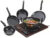 AGGOO Yuva Induction Bottom Non-Stick Coated Cookware Set(Aluminium, 5 – Piece)