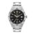 TIMEX Analog Watch for Men with Black Dial & Silver Stainless Steel Bracelet Band – Water Resistant Men’s Wrist Watches -TWEG295SMU06