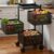 HomeWiz Square Kitchen Rack 3- Layer | Lifetime Usage Heavy Duty Steel Trolley | Kitchen Storage | Onion Potato Rack For Kitchen | Multipurpose Storage Rack for Fruits & Vegetables | Rust-Free Forever