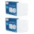 Philips 18 Watt Square Slim Surface Ceiling Light | LED Downlighter for Both Normal & False Ceiling | Colour : Cool Day Light, Pack of 2