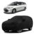 Sulfar 100% Water Resistant Car Body Cover Compatible with Mirror & Antenna Pockets for Toyota Previa (Triple Stitched, Full Bottom Elastic, Black)