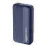 Amazon Basics 20000 mAh Power Bank | 22.5W Fast Charging | Dual Output & Input | Charge 3 Devices Simultaneously | for Smartphones, TWS Earbuds, Speakers, Tablets (Dark Blue)