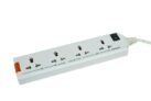 Havells 4 Way Extension Board With Surge & Spike Protection|For Power Requirements Up To 1440W |1.5 Mtr ISI Certified Copper Wire| LED Indicator | Rating -6A, 240V | Home & Office Use, 10 Volts