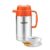 Milton Dura 1000 Stainless Steel Tuff Insulated Jug, 1000 ml, Orange | Leak Proof | Food Grade | PU Insulated | Hot & Cold