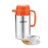 MILTON Gradient Tiffin 3 Stainless Steel Tiffin with Lifter, 3 Container, 900 ml, Brown | PU Insulated | Food Grade | Easy to Carry | Fresh & Hot for Hours | Office | Outdoors | Food Grade