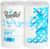 Presto! 2 Ply Toilet Tissue Paper, 100% Natural virgin paper – Pack of 4 (400 Pulls per Roll)