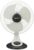 amazon basics High-Speed Table Fan I 3 Adjustable Fan Speeds | Rust Resistant Body | RPM 2100 | 400mm Sweep Length (White)