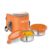 MILTON Cube 2 Lunch Box, 300 ml, Set of 2, Orange
