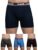 LUX PARKER Men’s Pure Cotton Modern Trunks (Pack of 4) ICD_DRW_COL_4PC_Assorted