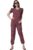 POPWINGS Casual Printed Top and Joggers Set for Women || Stylish Summer Co-Ords Set for Women || Round-Neck Top and Joggers Combo Set for Women
