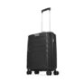 Aristocrat Cabin Polycarbonate (PC) Chroma 55 Cm(Small) 8 Wheels Double Spinner Trolley Bags for Travel Hard Case Luggage, Lightweight Bag, Suitcase with Combination Lock & 7 Years Warranty (Black)
